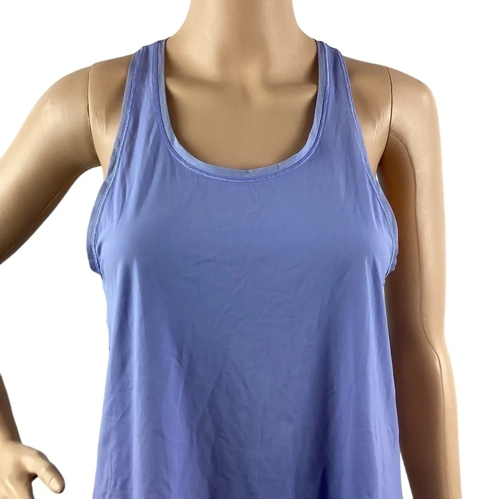 Lululemon Two with One Singlet Tank Top Hydrangea Blue Size 4